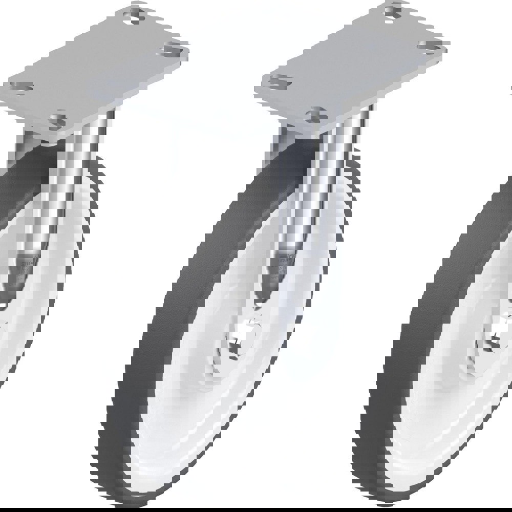 Top Plate Casters; Mount Type: Plate ; Number of Wheels: 1.000 ; Wheel Diameter (Inch): 3-1/8 ; Wheel Material: Rubber ; Wheel Width (Inch): 1-1/4 ; Wheel Color: Gray