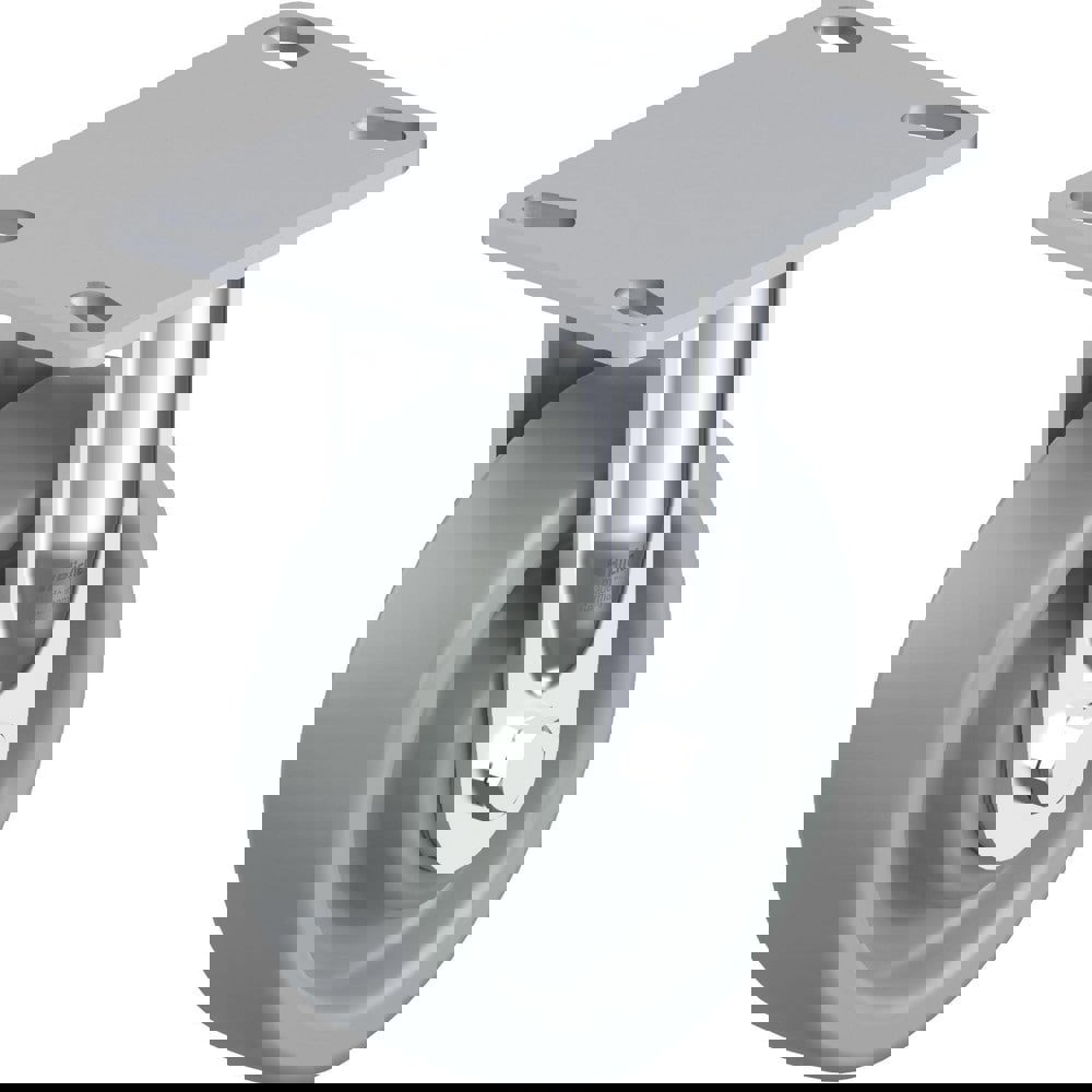 Top Plate Casters; Mount Type: Plate ; Number of Wheels: 1.000 ; Wheel Diameter (Inch): 5 ; Wheel Material: Polyurethane ; Wheel Width (Inch): 1-1/4 ; Wheel Color: Dark Gray