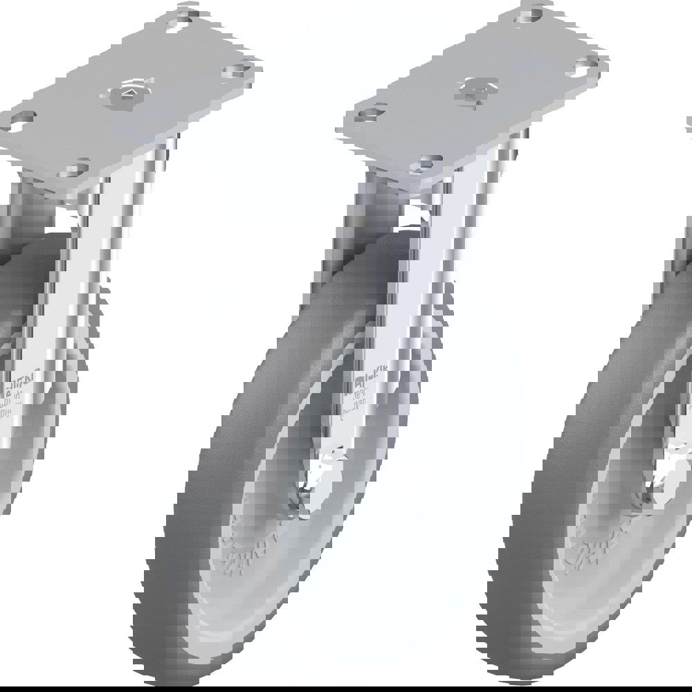 Top Plate Casters; Mount Type: Plate ; Number of Wheels: 1.000 ; Wheel Diameter (Inch): 3-1/8 ; Wheel Material: Rubber ; Wheel Width (Inch): 1-1/4 ; Wheel Color: Gray