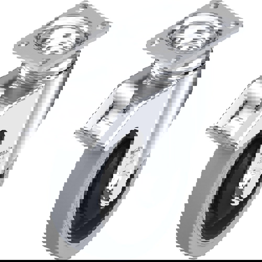 Top Plate Casters; Mount Type: Plate ; Number of Wheels: 1.000 ; Wheel Diameter (Inch): 8 ; Wheel Material: Polyurethane ; Wheel Width (Inch): 2 ; Wheel Color: Blue