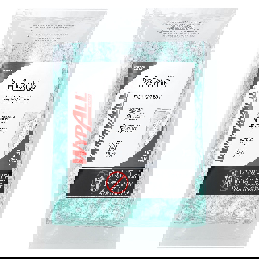 PowerClean ProScrub Heavy Duty Wet Towels, Dual Action Cleaning, Large 9.5