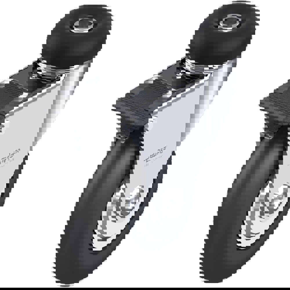 Standard Casters; Mount: Hollow Kingpin ; Caster Type: Swivel w/Brake ; Brake Type: Total-Lock Brake ; Bearing Type: Precision Ball ; Style: Double Ball ; Wheel Diameter (Inch): 3