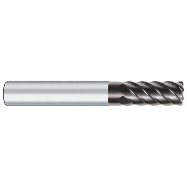 Corner Radius End Mill: 12 mm Dia, 26.00 mm LOC, 0.50 mm Radius, 6 Flute, Solid Carbide