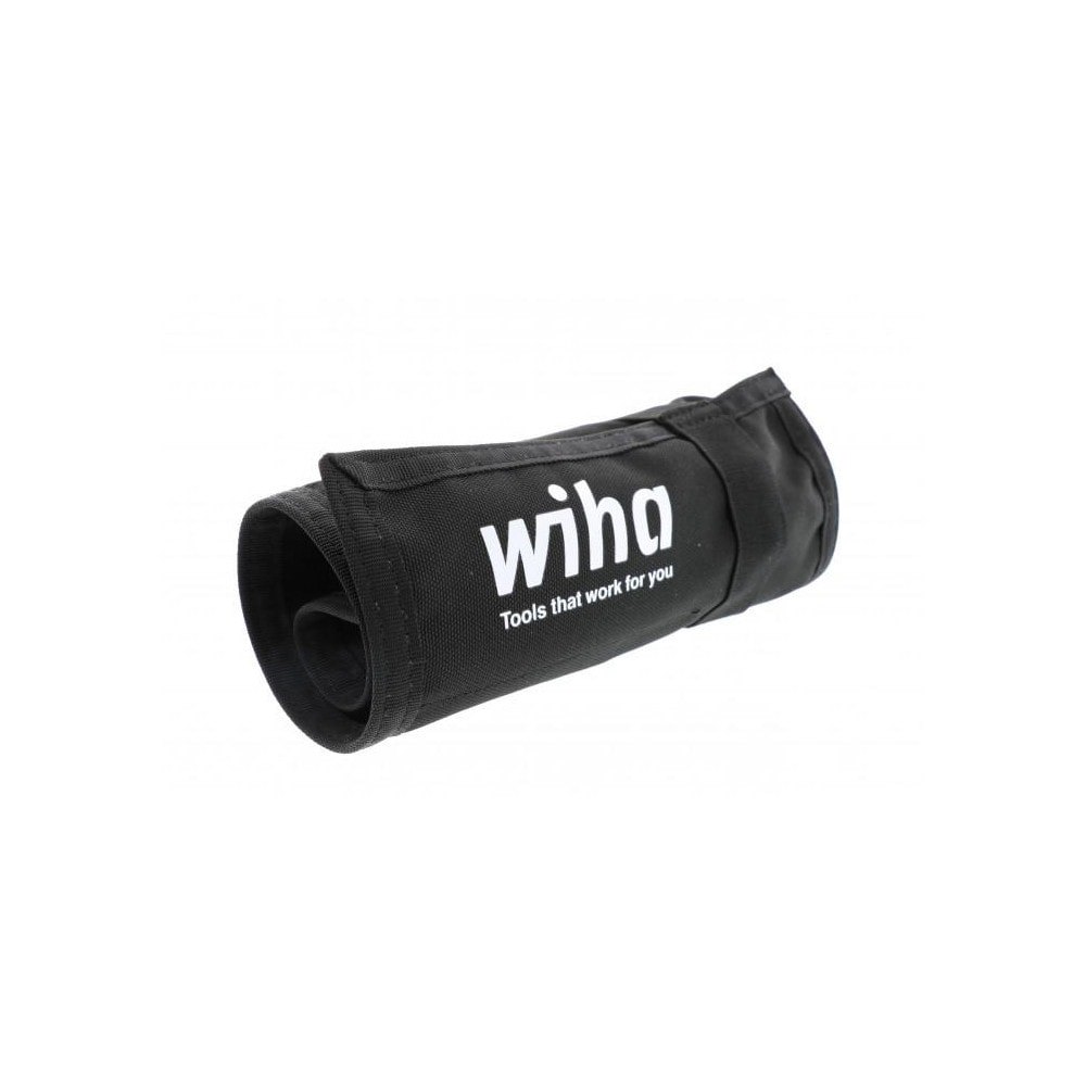 Rollup Pouch: 10 Pockets, Polyester, Black