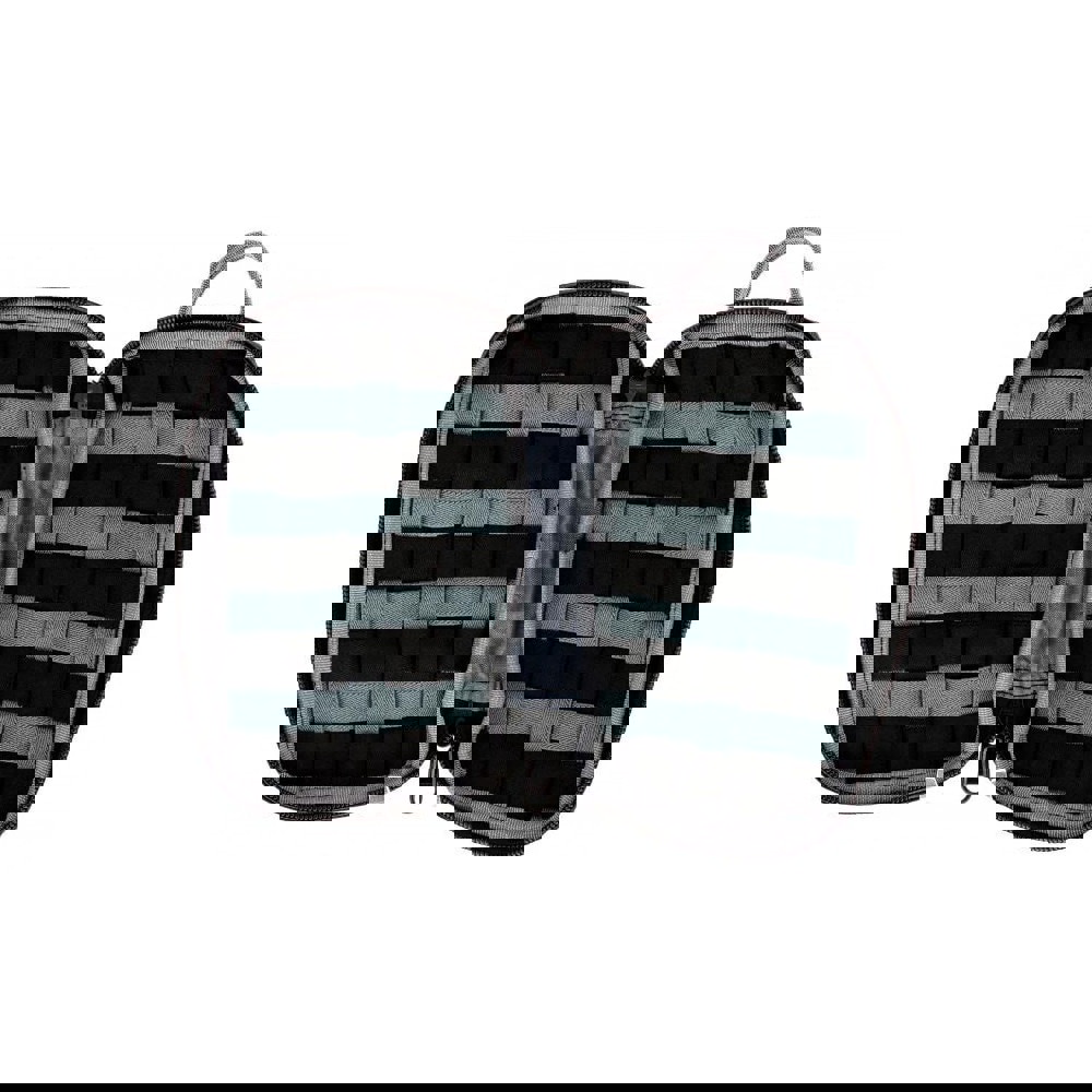 Zippered Pouch: 16 Pockets, Black