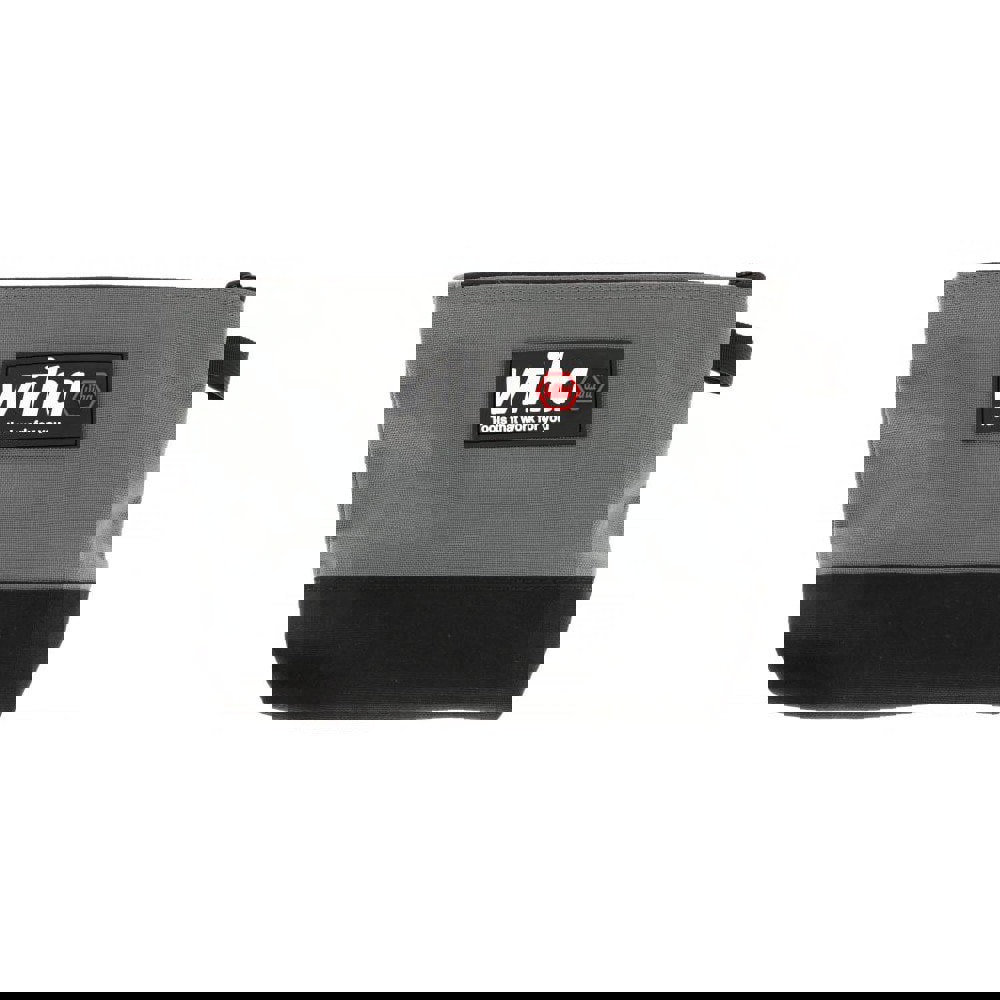 Zippered Pouch: 1 Pocket, Black