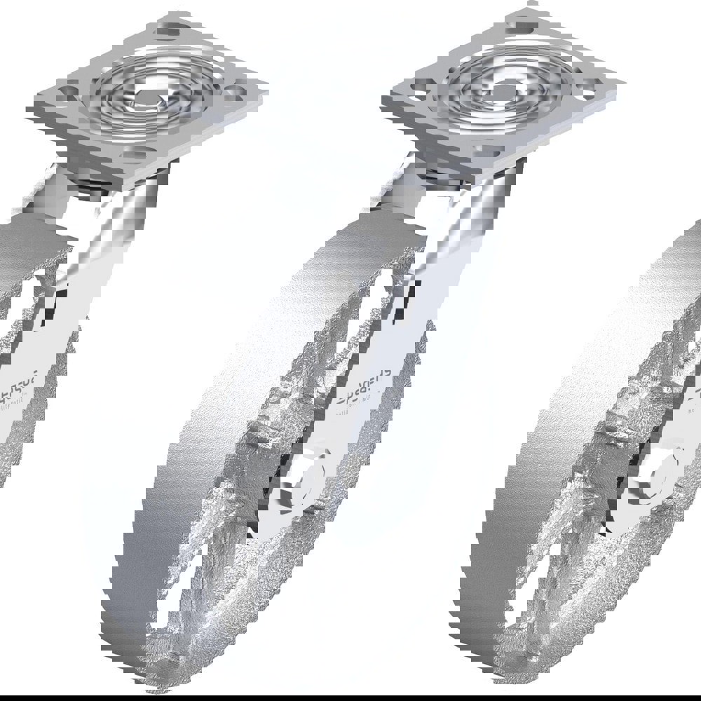 Top Plate Casters; Type: Swivel ; Mount Type: Plate ; Number of Wheels: 1.000 ; Wheel Diameter (Inch): 4 ; Wheel Material: Cast Iron ; Wheel Width (Inch): 2