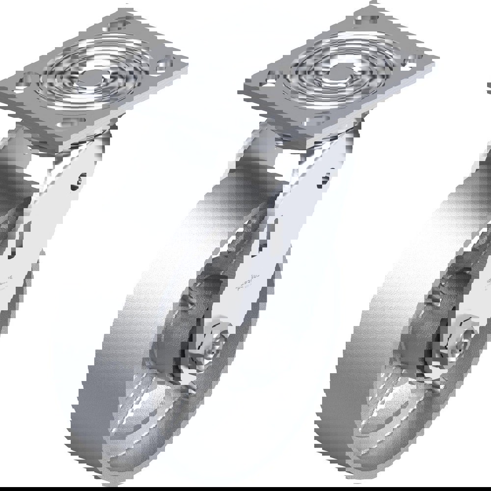 Top Plate Casters; Type: Swivel ; Mount Type: Plate ; Number of Wheels: 1.000 ; Wheel Diameter (Inch): 5 ; Wheel Material: Cast Iron ; Wheel Width (Inch): 2