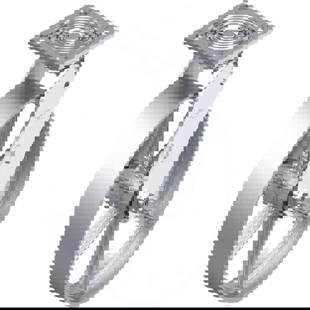 Top Plate Casters; Type: Swivel ; Mount Type: Plate ; Number of Wheels: 1.000 ; Wheel Diameter (Inch): 8 ; Wheel Material: Cast Iron ; Wheel Width (Inch): 2