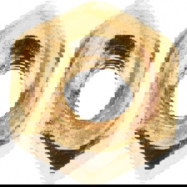 Hex Nut: #12-24, Brass