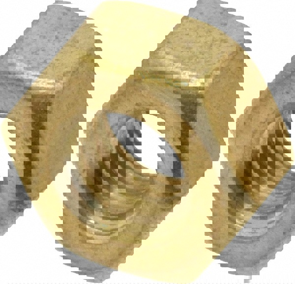 1/4-20 UNC Brass Right Hand Hex Nut