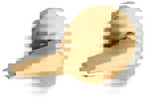 Right-Hand Trip Lever in Vibrant Brushed Moderne Brass