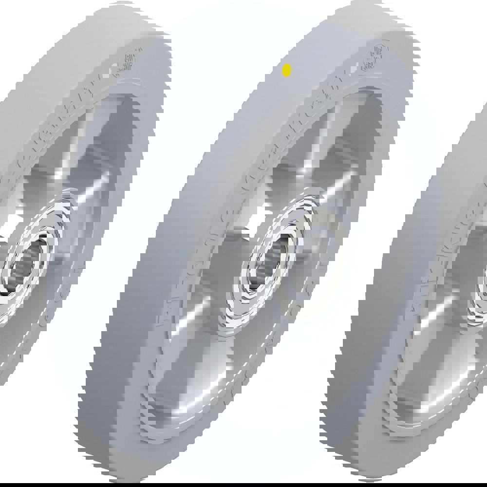 Caster Wheels; Wheel Type: Rigid; Swivel ; Wheel Diameter (Inch): 6-5/16 ; Bearing Type: Ball ; Wheel Width (Inch): 2 ; Wheel Core Material: Die-Cast Aluminium ; Wheel Material: Rubber