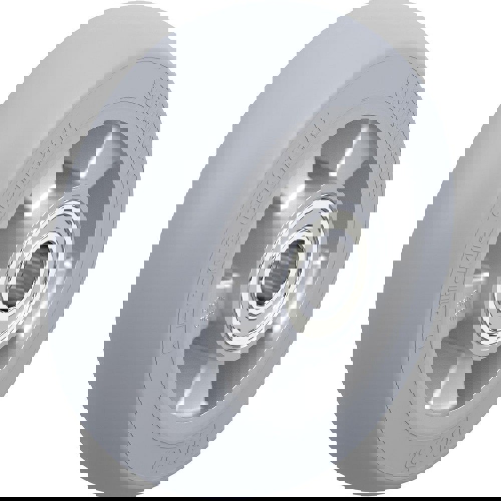Caster Wheels; Wheel Type: Rigid; Swivel ; Wheel Diameter (Inch): 6 ; Bearing Type: Ball ; Wheel Width (Inch): 2 ; Wheel Core Material: Die-Cast Aluminium ; Wheel Material: Rubber
