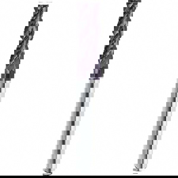 Square End Mill: 3/8'' Dia, 1'' LOC, 3/8'' Shank Dia, 2-1/2'' OAL, 4 Flutes, Solid Carbide