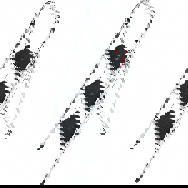 3-Step Aluminum Step Ladder: EN14183, 330 lb Capacity