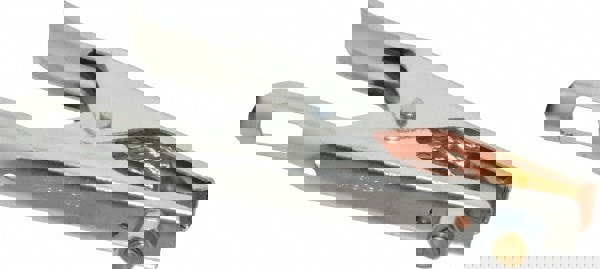 2 Inch Jaw Opening, 1-3/4 Inch Jaw Depth, 500 Amp Rating, Steel Welding Ground Clamp