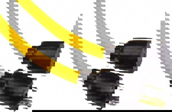 100', 12/3 Gauge/Conductors, Yellow Industrial Extension Cord