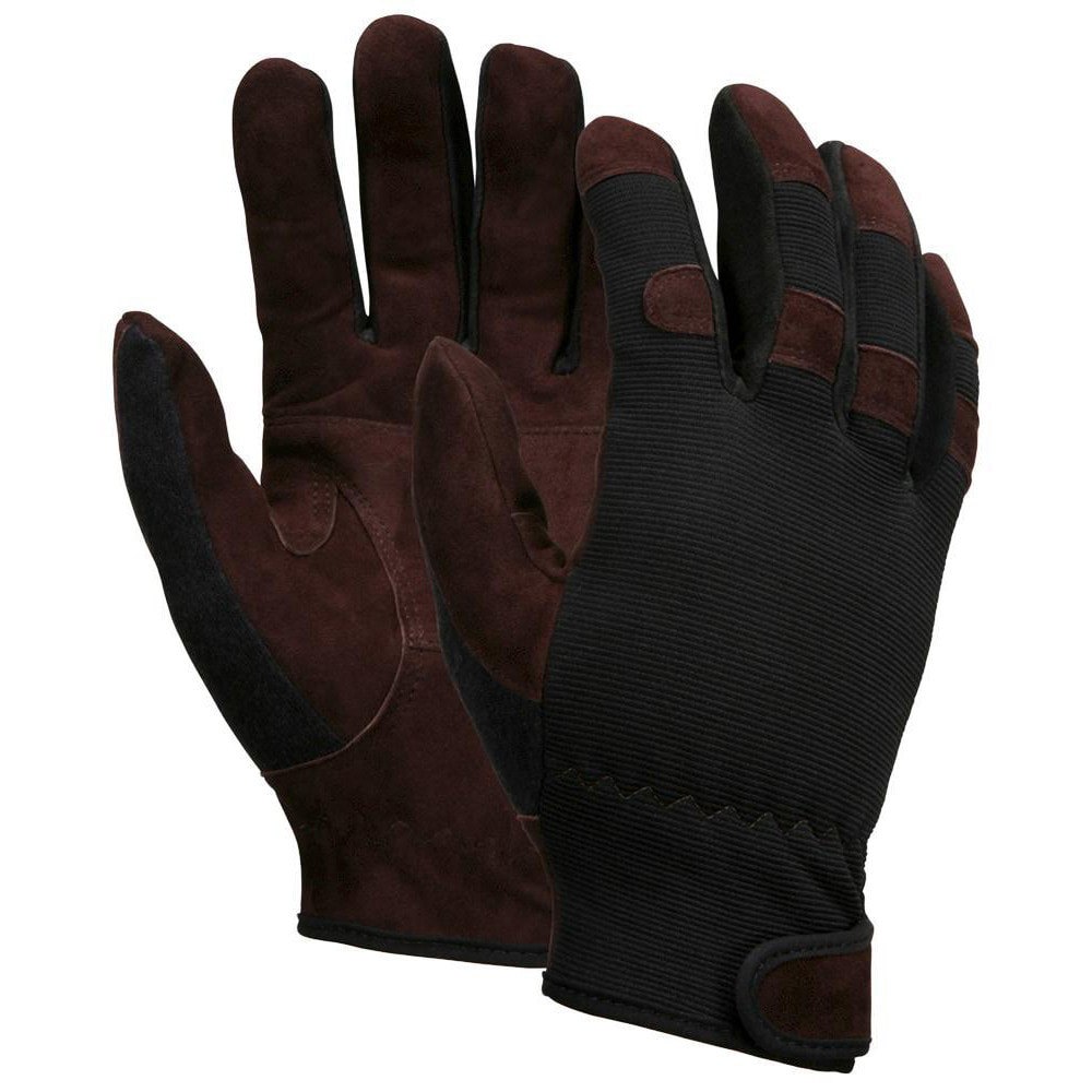 Work Gloves: Memphis 920, Size X-Large, Spandex & Cowhide Leather Lined, Spandex & Cowhide Leather, Mechanic's & Lifting