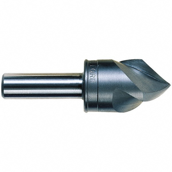 Countersink: 100.00 deg Included Angle, 3 Flute, High-Speed Steel, Right Hand