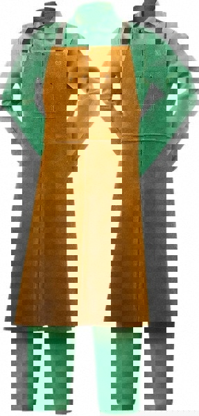 Bibs & Cape Sleeves; Garment Style: Bibs ; Material: Leather ; Material: Leather ; Size: 24 in x 42 in ; Flame Resistant: No ; Material Weight: 9.0oz