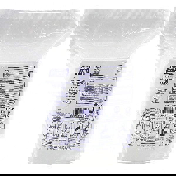 Sanitizing Wipes: Pre-Moistened, 1700 Sheet/Pack,