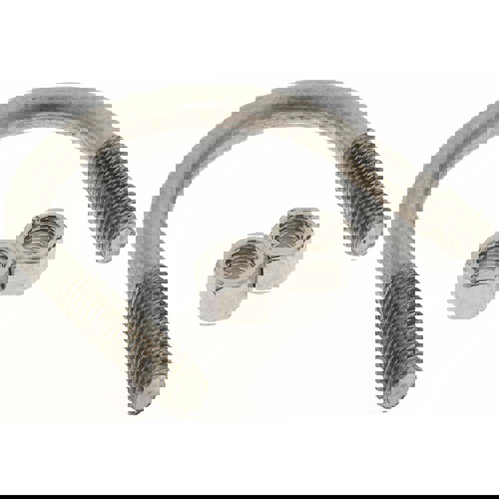 Round U-Bolt: Without Mount Plate, 3/8-16 UNC, 1-1/4