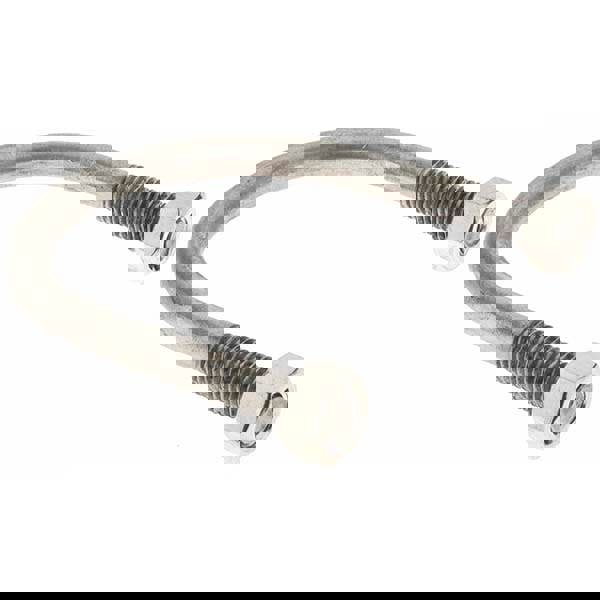 Round U-Bolt: Without Mount Plate, 3/8-16 UNC, 1-1/4