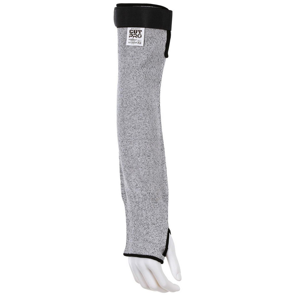 Cut & Puncture-Resistant Sleeve: Size Universal, HPPE, Gray, ANSI Cut A8