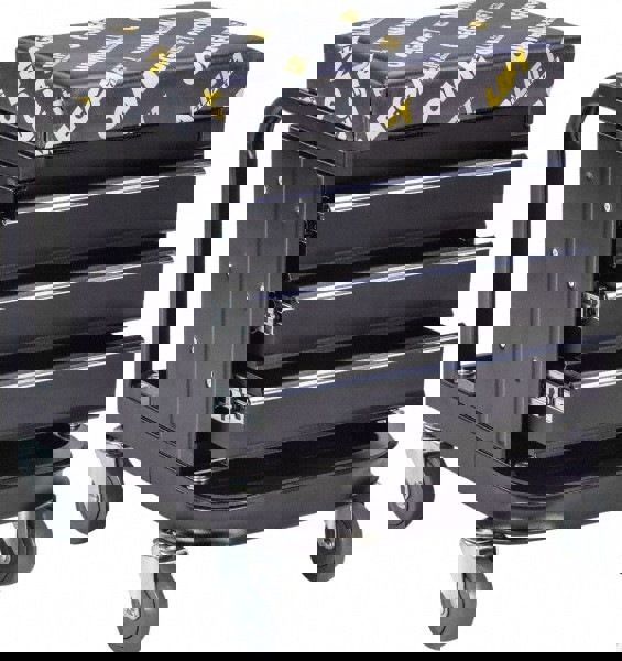 450 Lb Capacity, 4 Wheel Creeper Seat with Drawers