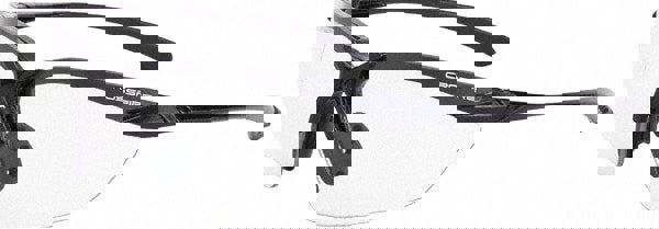 Safety Glass: Scratch-Resistant, Polycarbonate, Clear Lenses, Frameless, UV Protection