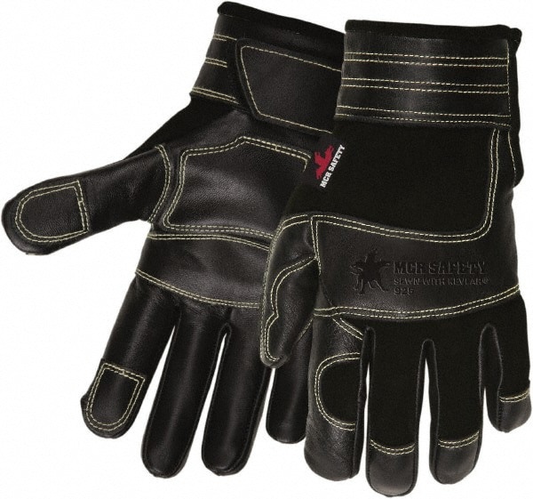 Work Gloves: Memphis 925, Size Medium, Kevlar Lined, Deerskin Leather, General Purpose