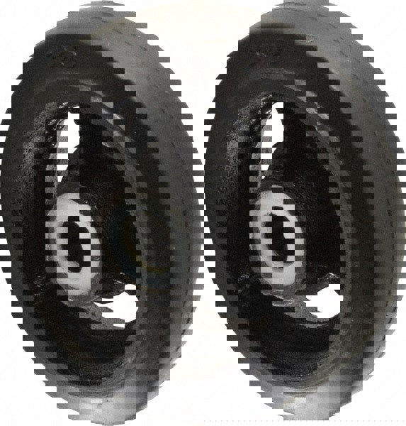 Caster Wheel: Rubber