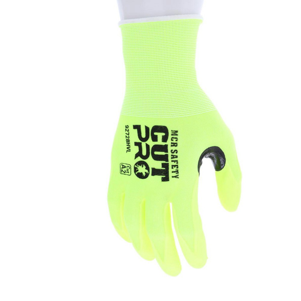 Cut & Puncture Resistant Gloves; Style: Knit ; Coating Material: Nitrile Foam ; Coating Coverage: Palm & Fingertips ; Glove Type: Cut, Puncture & Abrasion-Resistant ; ANSI/ISEA Cut Resistance Level: A2 ; Primary Material: HPPE