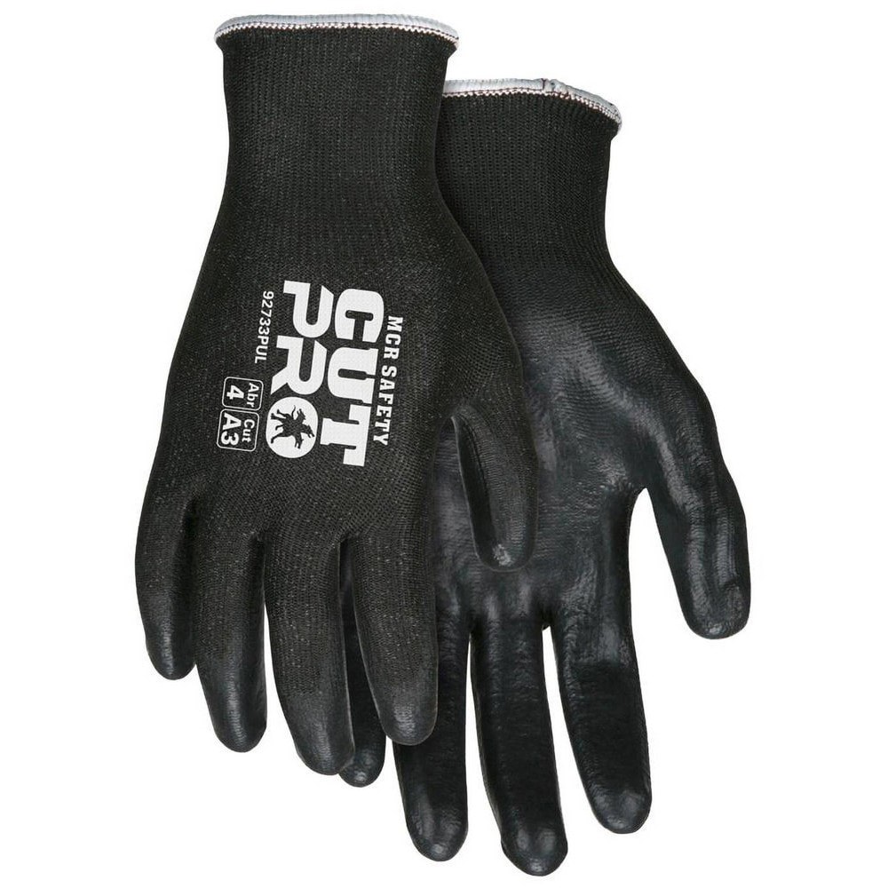 Cut, Puncture & Abrasion-Resistant Gloves: Cut Pro 92733PU, Size X-Large, ANSI Cut A3, ANSI Puncture 3, Polyurethane, HPPE