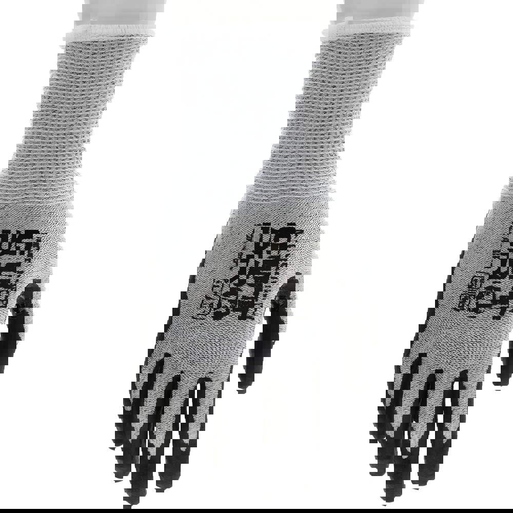 Cut & Puncture Resistant Gloves; Coating Material: Nitrile ; Coating Coverage: Palm & Fingertips ; Glove Type: Cut & Puncture-Resistant ; ANSI/ISEA Cut Resistance Level: A7 ; Primary Material: Hypermax ; ANSI/ISEA Abrasion Resistance Level: 6