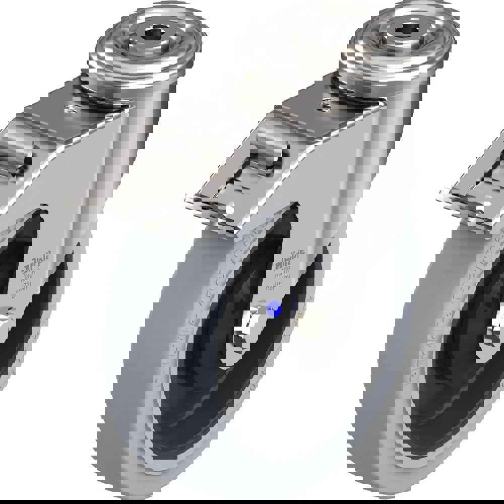 Top Plate Casters; Mount Type: Plate ; Number of Wheels: 1.000 ; Wheel Diameter (Inch): 5 ; Wheel Material: Polyurethane ; Wheel Width (Inch): 1-9/16 ; Wheel Color: Brown