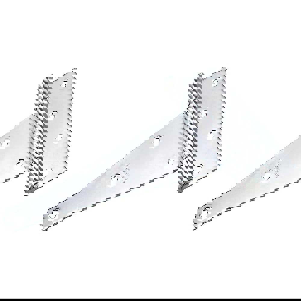 Tee Hinges; Finish/Coating: Zinc ; Hinge Material: Steel ; Range Of Motion: 180 ; Load Capacity: 60 ; Door Leaf Height: 8in ; Number Of Mounting Holes: 8.000