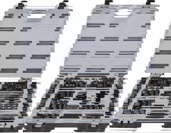 Deep Standard Socket Set: 69 Pc, 1/4