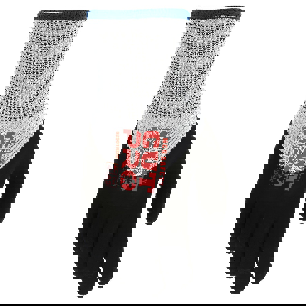 Cut, Puncture & Abrasive-Resistant Gloves: Size M, ANSI Cut A5, ANSI Puncture 3, Foam Nitrile, HPPE
