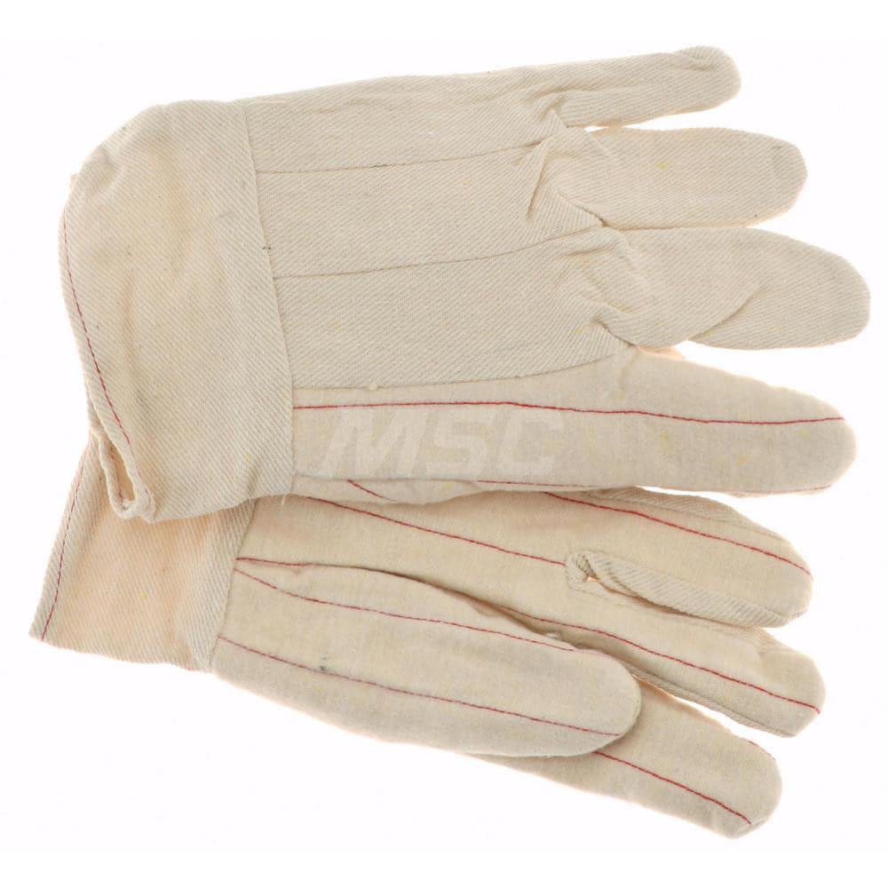 Work Gloves: PRO-SAFE Size Universal, Not Lined, Cotton Canvas