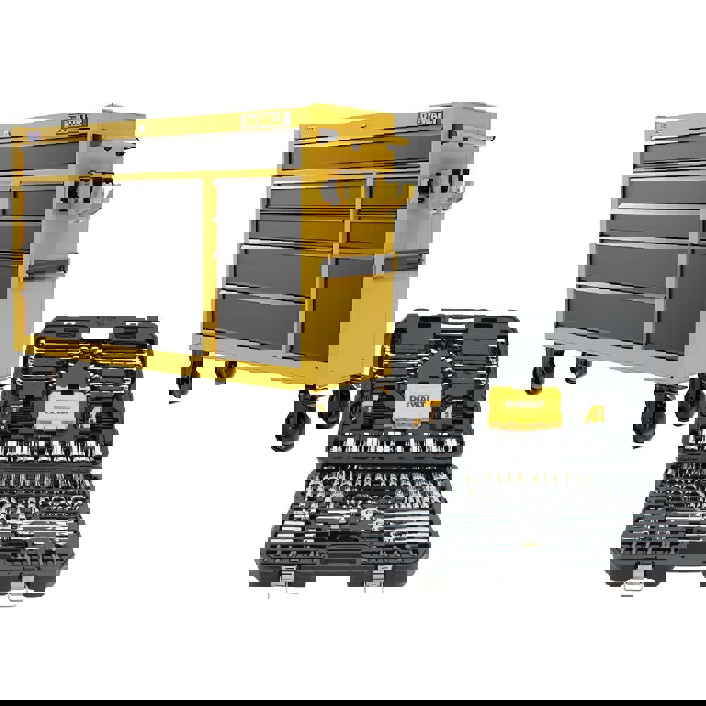 Tool Roller Cabinets; Drawers Range: 5 - 10 Drawers ; Overall Weight Capacity: 2000lb ; Top Material: Steel ; Color: Black; Yellow ; Load Capacity Range: 1400 to 2499 Lb ; Locking Mechanism: Keyed