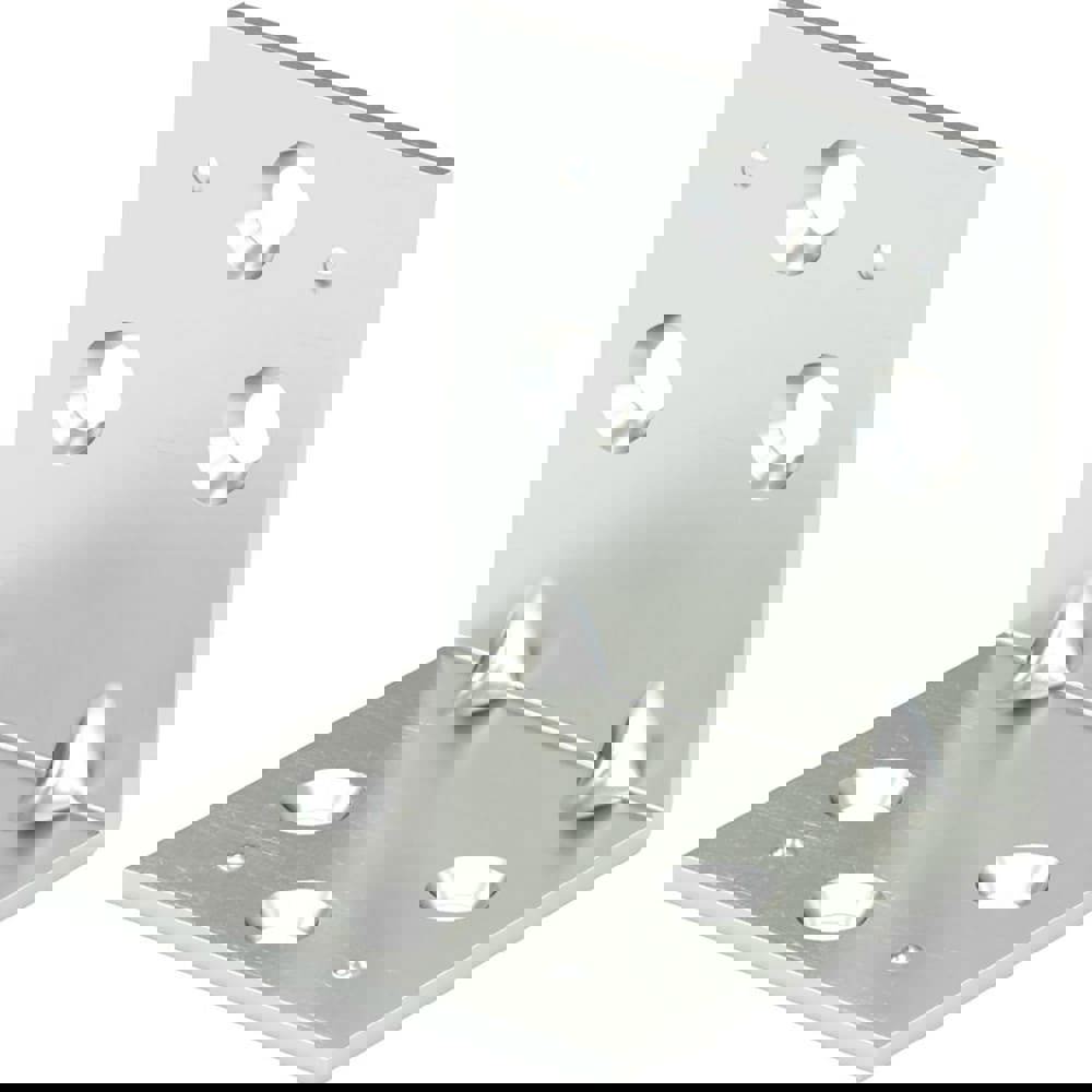 Braces; Brace Type: Corner Brace ; Length (Inch): 1.50 ; Material: Steel ; Width (Inch): 2 ; Finish/Coating: Zinc; Steel ; Mounting Hardware Included: No