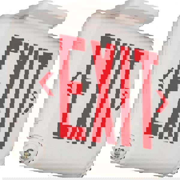 1 Face Ceiling & Wall Mount LED Combination Exit Signs