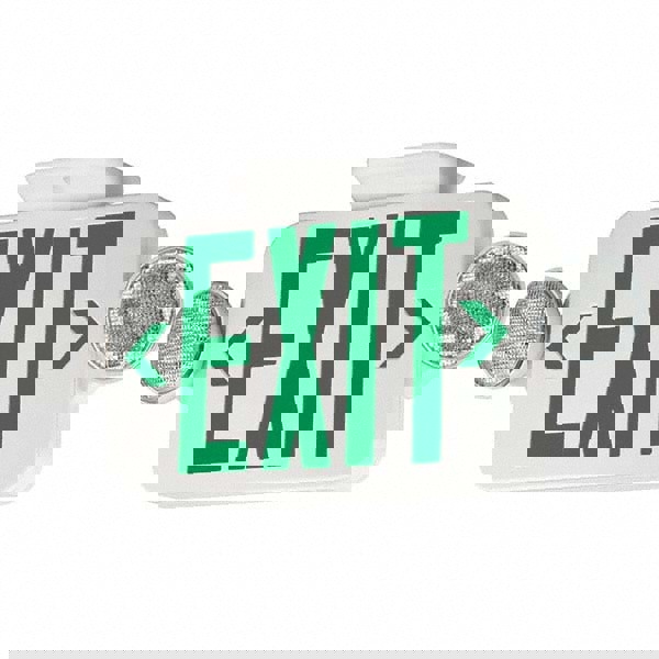 1 Face Ceiling & Wall Mount LED Combination Exit Signs