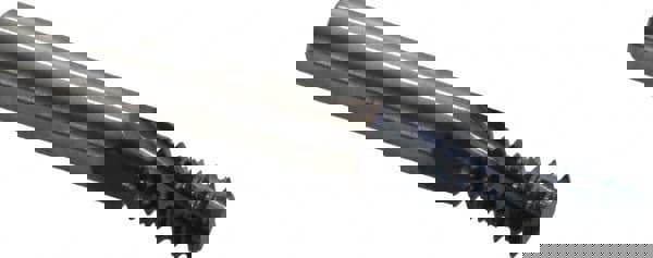 Helical Flute Thread Mill: 1/2-13, Internal, 4 Flute, 3/8