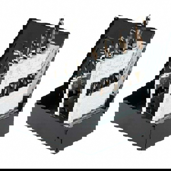 Drill Bit Set: Maintenance Length Drill Bits, 8 Pc, 135 &deg;, High Speed Steel