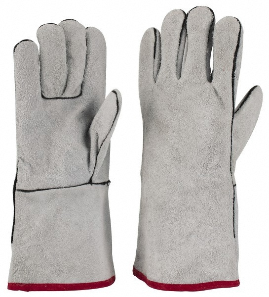 Welding Gloves: PiP Size Large, Leather, Pair, for General Welding