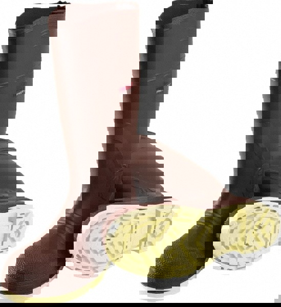 Work Boot: Size 12, Polyvinylchloride, Plain Toe, Knee Boot