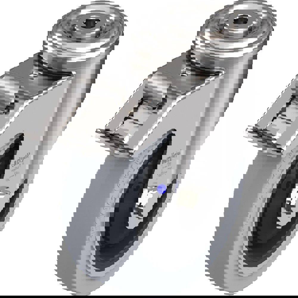 Top Plate Casters; Mount Type: Plate ; Number of Wheels: 1.000 ; Wheel Diameter (Inch): 4 ; Wheel Material: Polyurethane ; Wheel Width (Inch): 1-9/16 ; Wheel Color: Brown